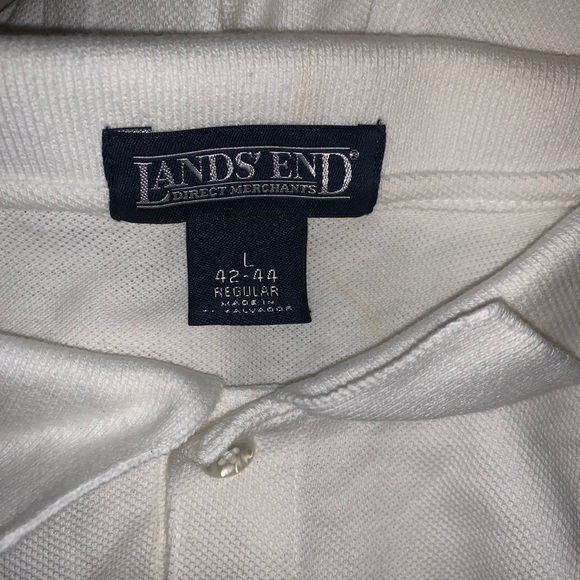 Lands’ End Polo Jersey Size L - Picture 2 of 2